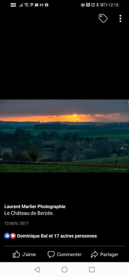 Maison D'Hote Les Notes Endormies Suite Le Refuge Walcourt Bagian luar foto