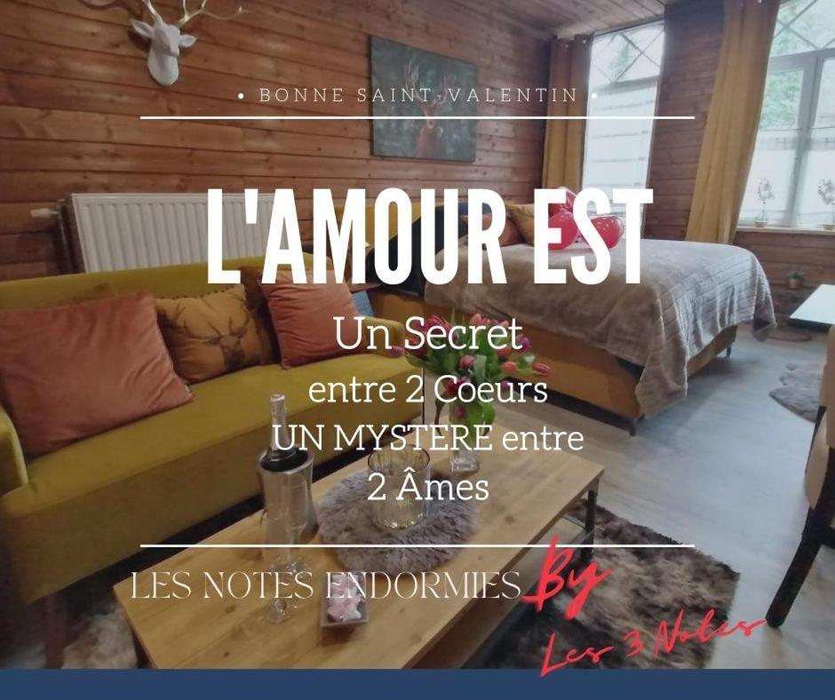 Maison D'Hote Les Notes Endormies Suite Le Refuge Walcourt Bagian luar foto